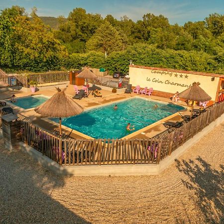 Camping Le Coin Charmant Chauzon Exterior foto