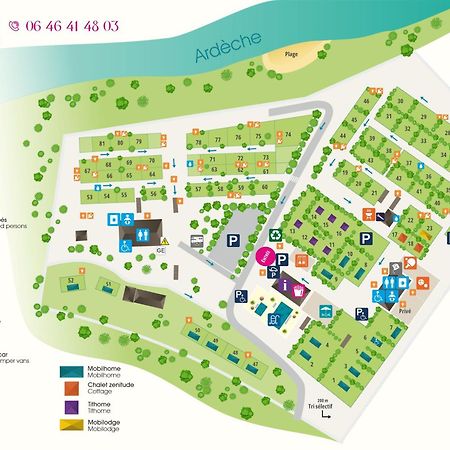 Camping Le Coin Charmant Chauzon Exterior foto