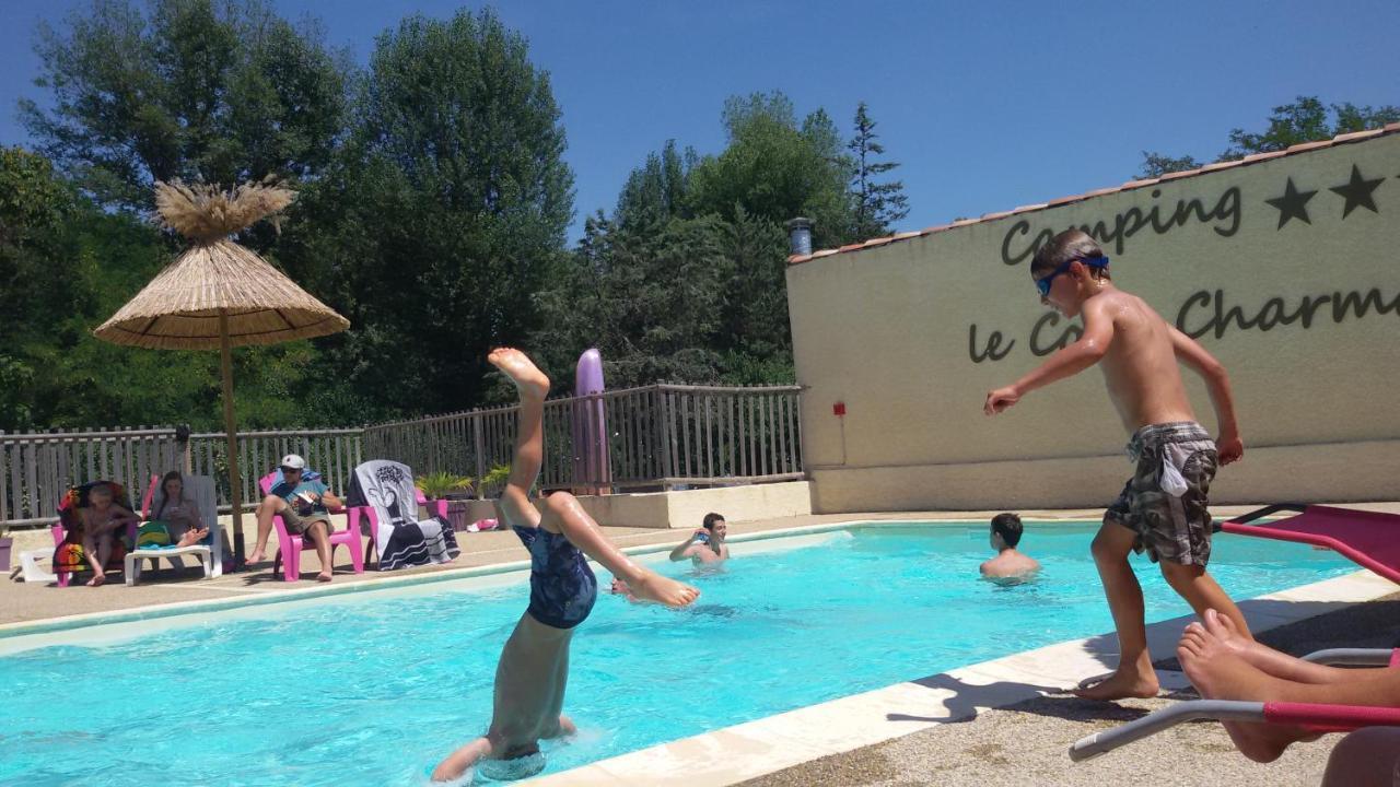 Camping Le Coin Charmant Chauzon Exterior foto