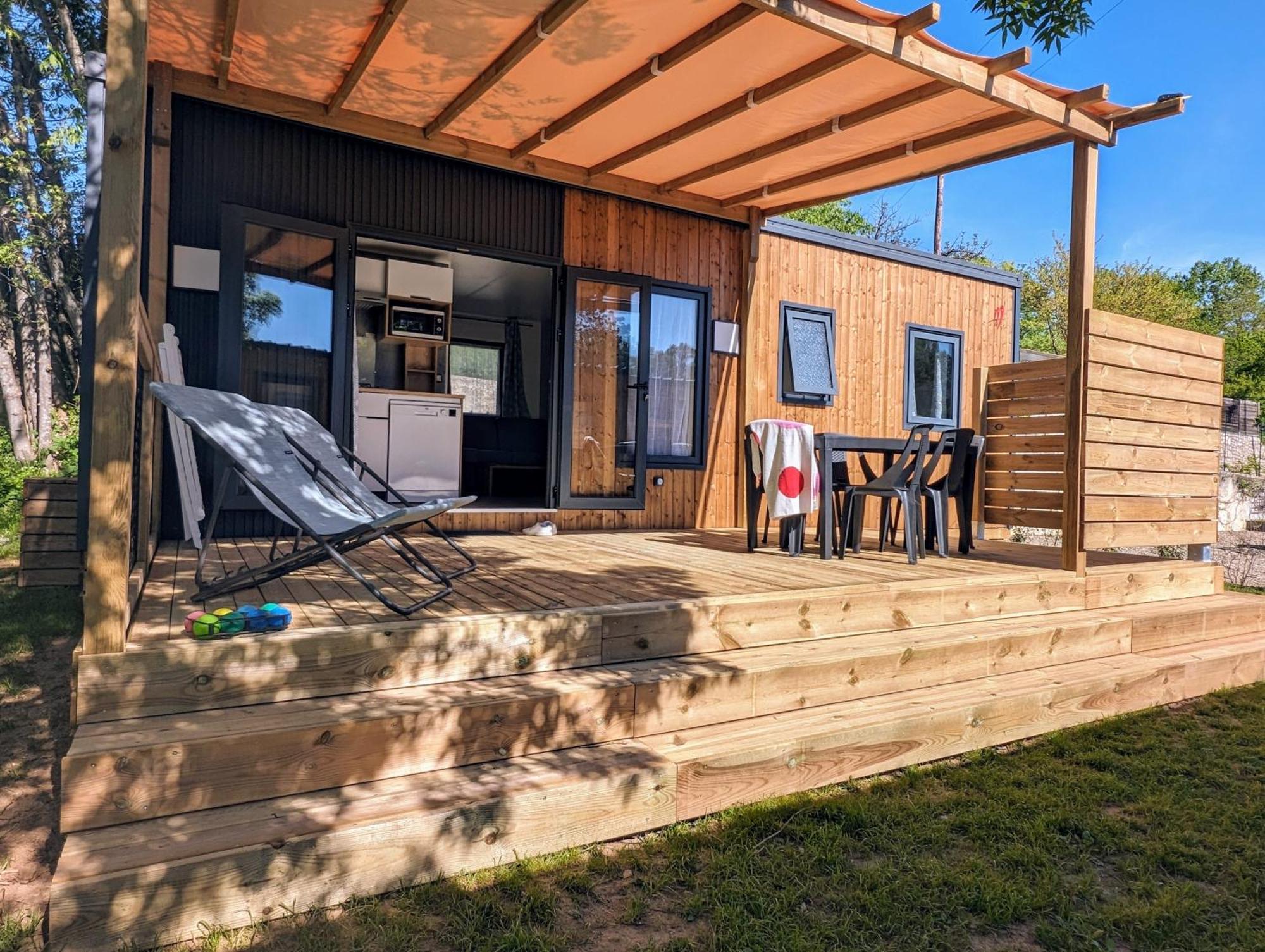 Camping Le Coin Charmant Chauzon Exterior foto