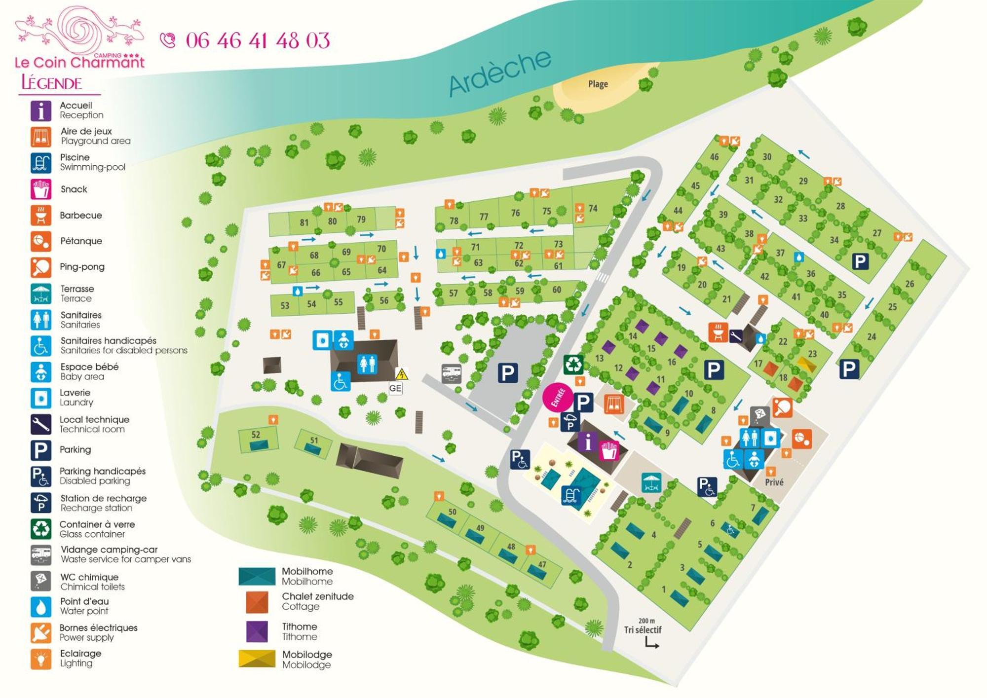 Camping Le Coin Charmant Chauzon Exterior foto
