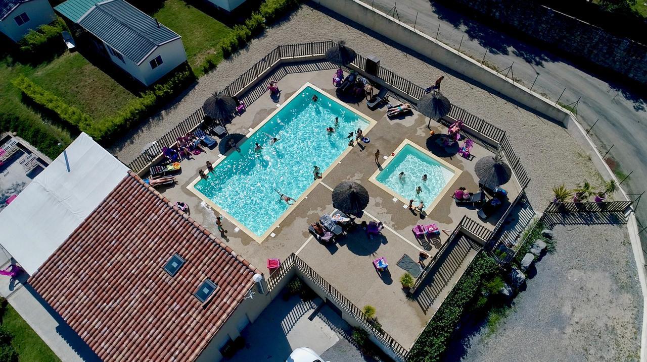 Camping Le Coin Charmant Chauzon Exterior foto